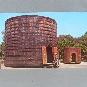 Vintage Postcard - Thomas Vineyards Wine Tank - Columbia